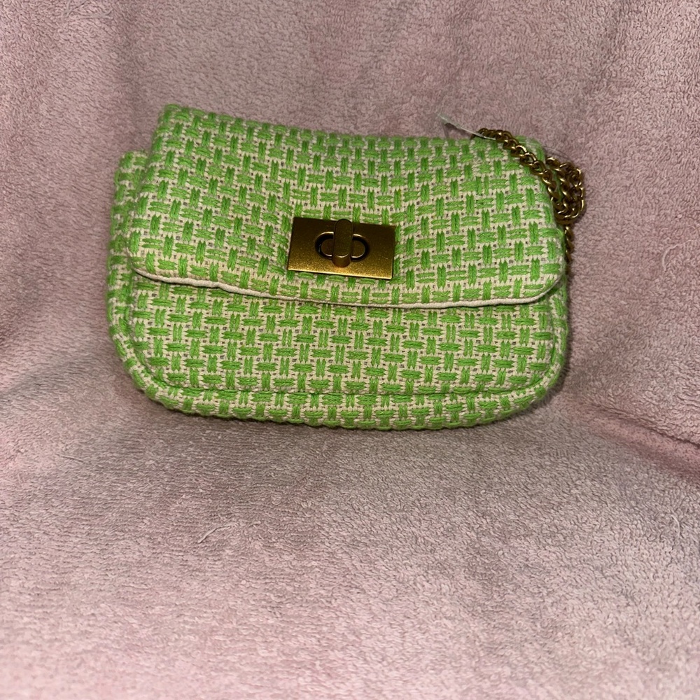 H&M small woven shoulder bag